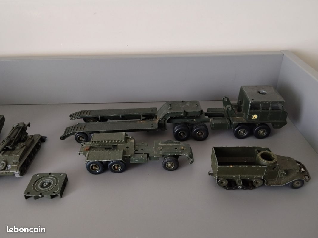 Les 150 Plus Rares Lot De 13 Véhicules Militaires Miniatures – Dinky Toys, Solido, Matchbox – Échelle Variée – Occasion Solido 1 18