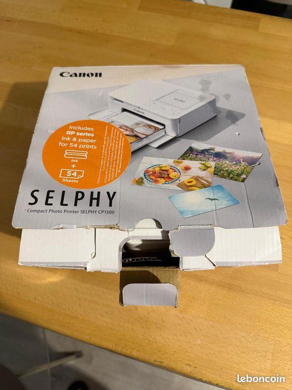 Canon SELPHY CP1500 – Imprimante Photo + 54 Feuilles (image 1)