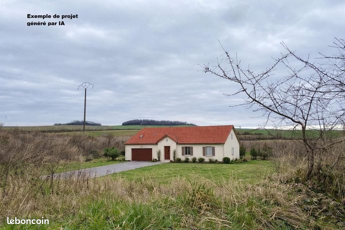 Terrain 2 700 m² Verneuil Sur Serre