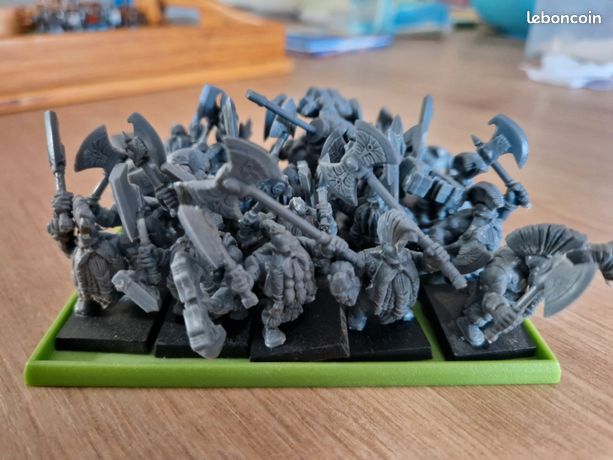 Figurines Warhammer Fantasy Battle Nains En Plastique - Lot Occasion Pour Armée