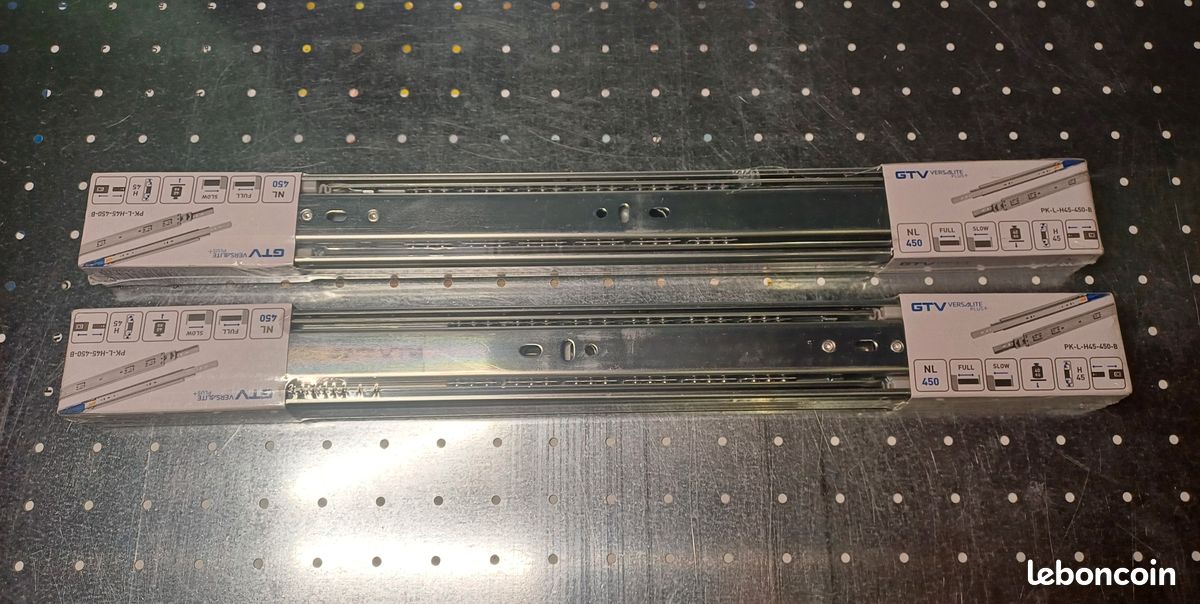 2pcs 8"-16" Runners De Tiroir De Tiroir à Billes Tiroirs De Tiroir De