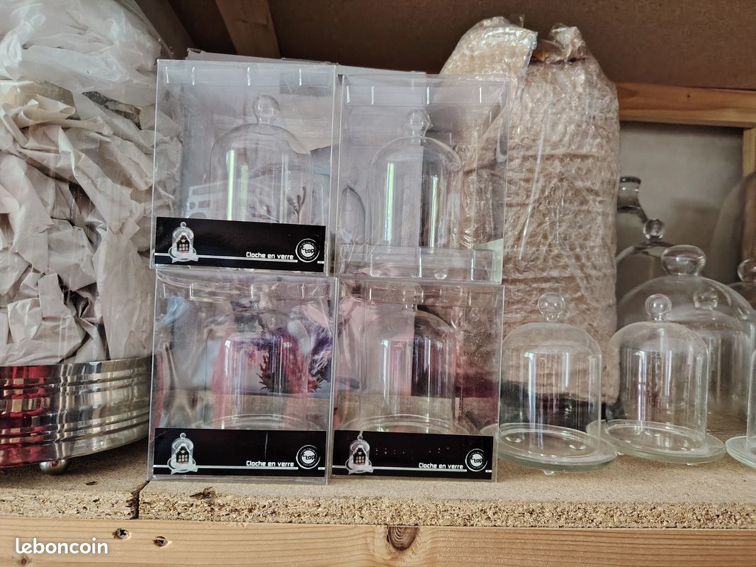Lot de petites cloches en verres - déco mariage (image 3)