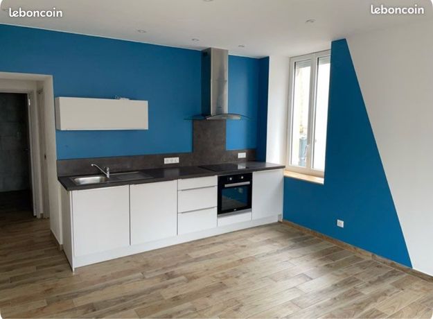 Appartement F3 60m2 plan pied centre ville