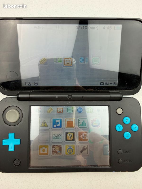 Nintendo new 2ds xl bleu et noire en boite (image 5)