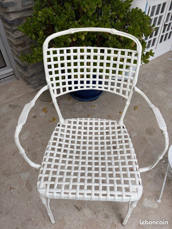 OZLMBERN Chaise Salle à Manger Italienne En Fer Forgé - Design Élégant Et Confortable