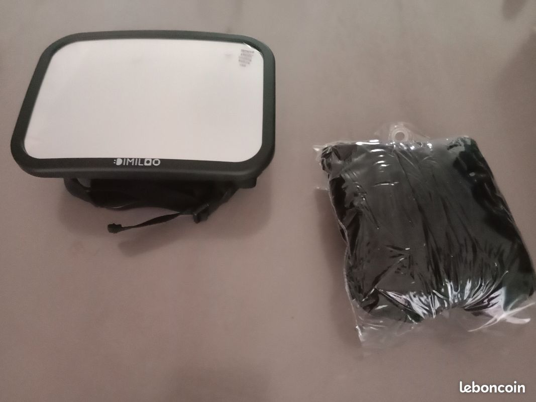 Miroir voiture bébé et 2 pare soleil marque dimiloo neuf (image 2)