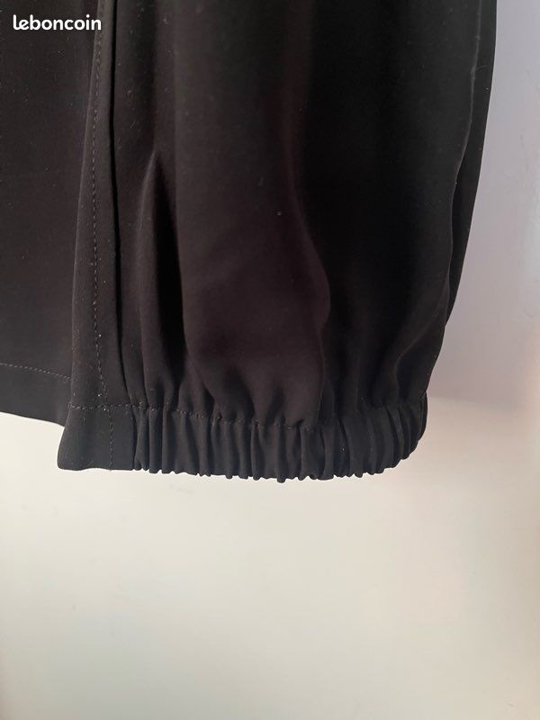 Robe Noire Christine Laure - Taille 5 - Maille Viscose - Manches Longues - TBE