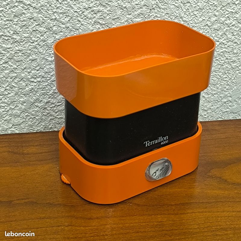 Balance Ménage Cuisine Beige Orange TERRAILLON 3kg Vintage