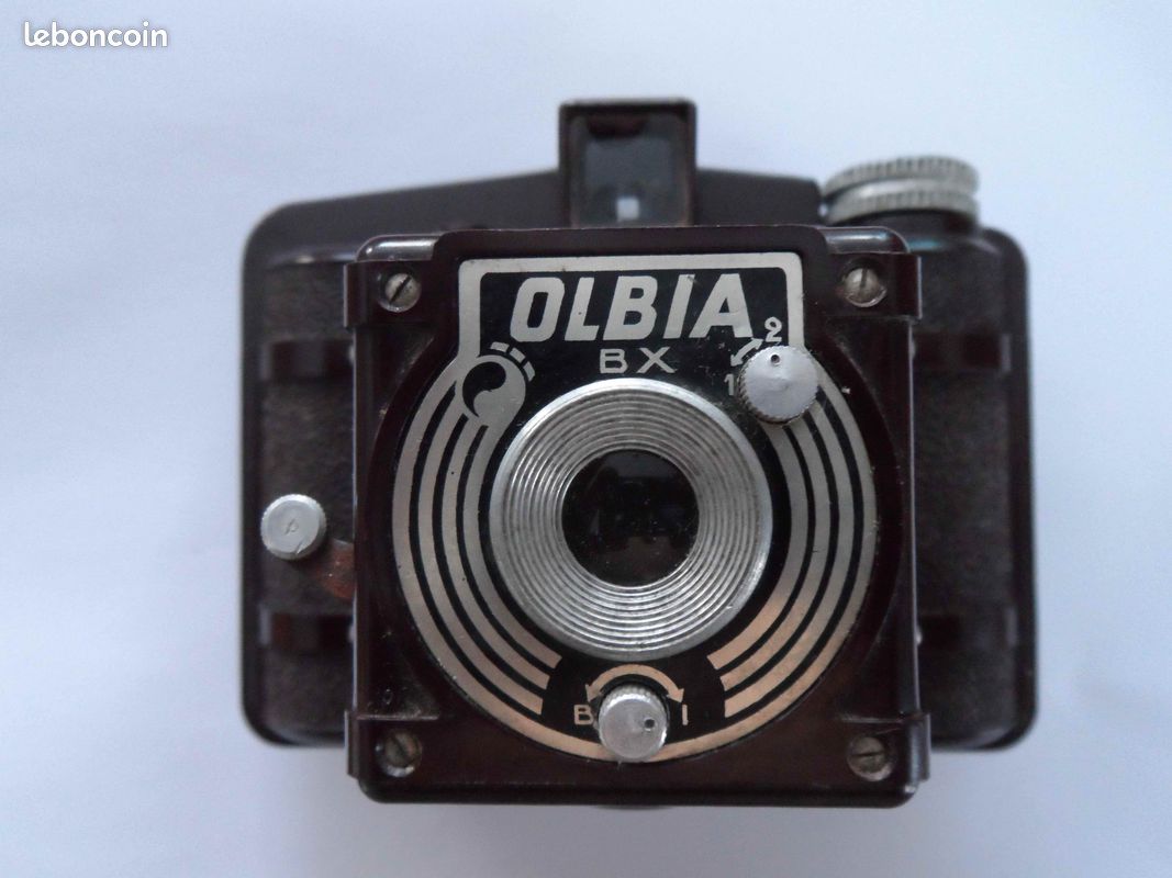 Appareil Photo Vintage Bakélite OLBIA BX - Ancien Camera Italienne