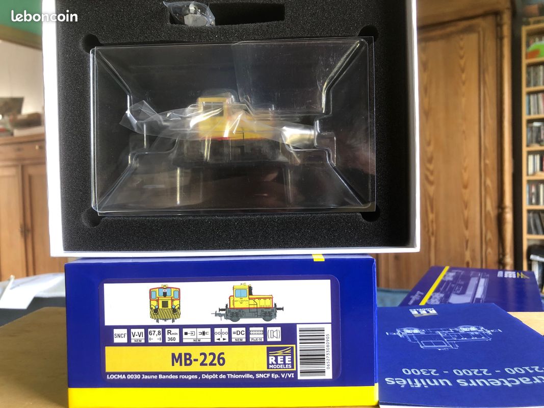 LOCOTRACTEUR DIESEL Y 2200 0030,LOCMA THIONVILLE, HO, EpV/VI, DCC S Par Ree Modeles Mb226s