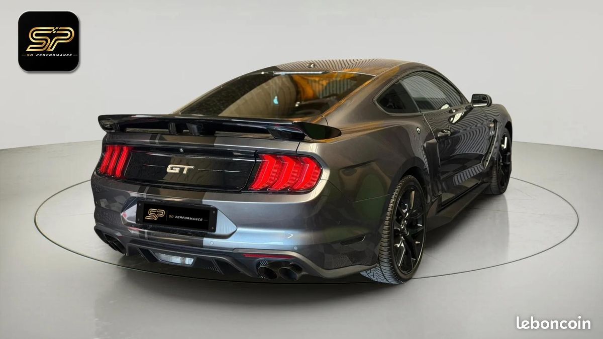 FORD Mustang GT * V8 5.0 * 466 ch * BVA * Cuir * GPS * Sièges Chauffants (image 3)