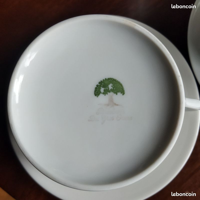 Service De Table Gros Orme France – Porcelaine Blanche Pour 12 Personnes