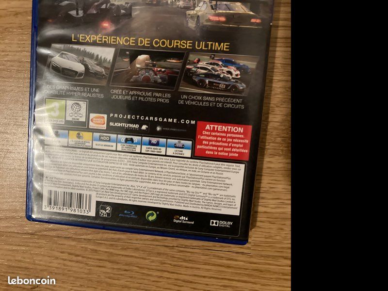 Jeux ps4 project cars (image 3)