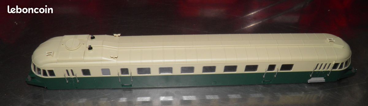 JOUET ANCIEN TRAIN Ho H0 Locomotive Diesel Autorail Picasso Jouef Boite