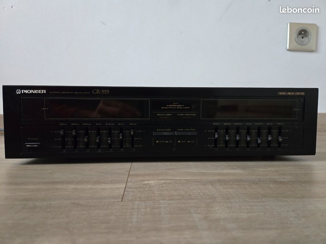 Analyseur De Spectre / Égaliseur Graphique Stéréo Pioneer GR-X520 - Testé