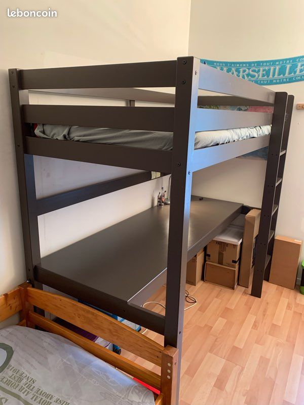Lit avec bureau (image 1)