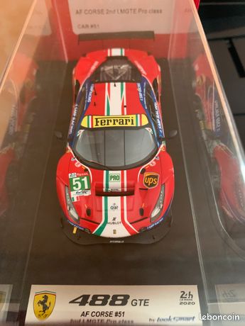 LookSmart 1/43 Ferrari 488 GTE #100 - 24 Heures Du Mans 2023 - NO SPARK