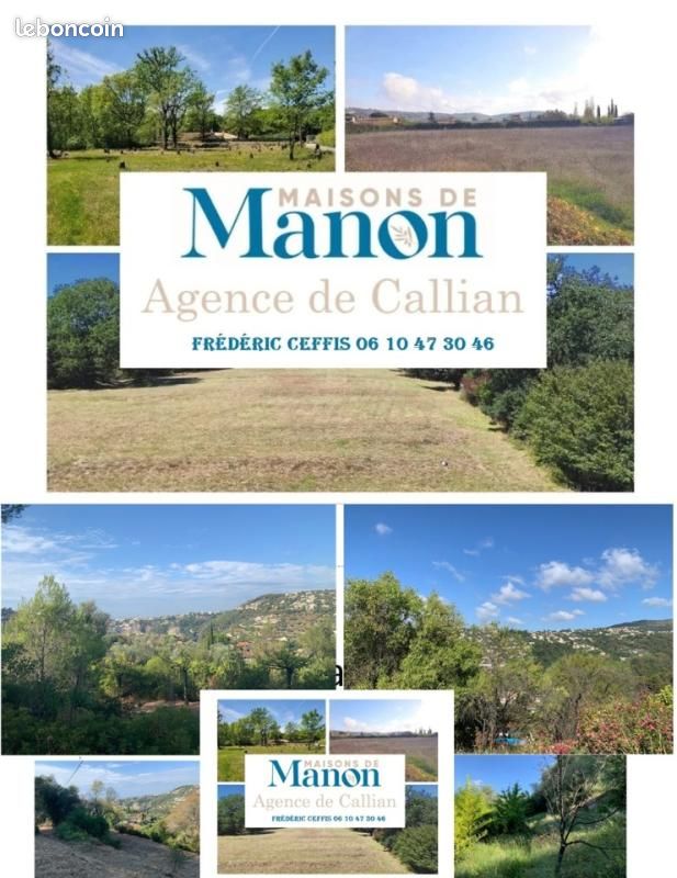 Terrain 1500 m² · à Tourrettes · 235 000 €