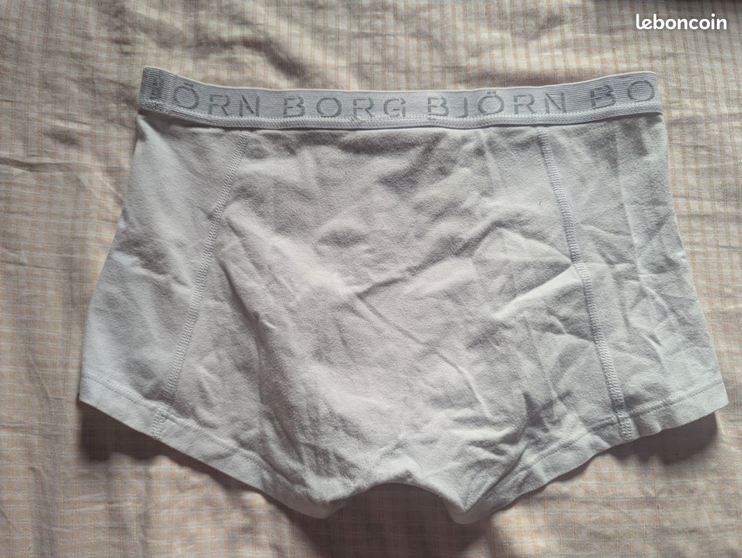 Boxer Bjorn Borg blanc taille M en bon état (image 2)