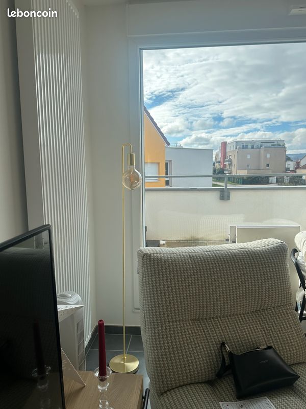 Lampe/Lampadaire doré (image 5)