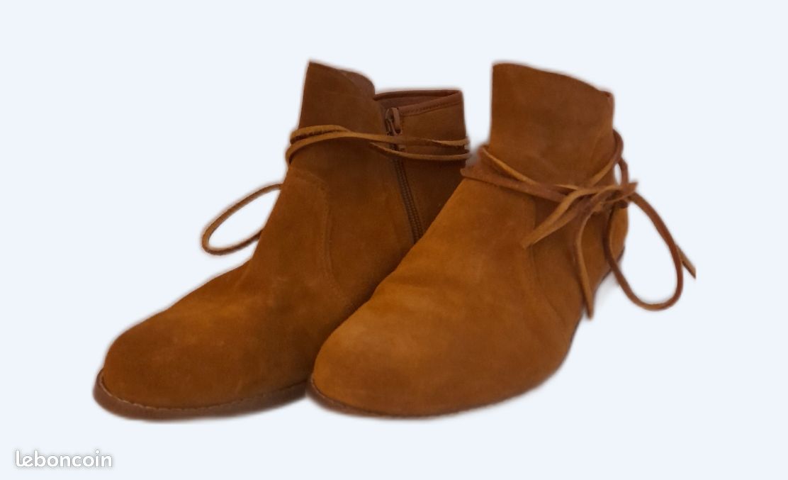 Bottes Femme Goldmud En Cuir Marron - Talon Haut >7cm, Pointure 37 - Fermeture Zip, Neuves Avec Emballage