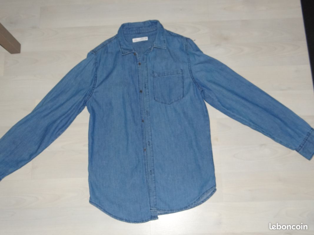 Etat neuf chemise en jean zara 14 ans (image 1)