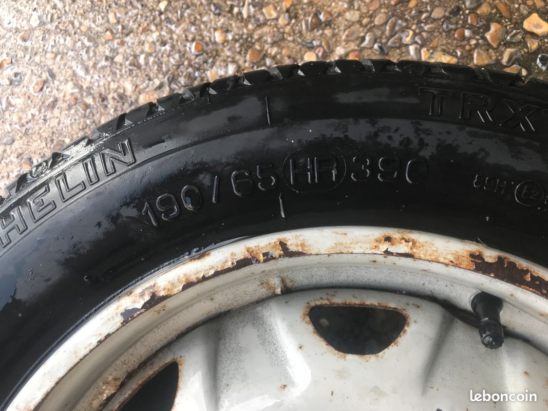 1 Roue Peugeot 504 - 505 - Pneu TRX 190 65 390 - Équipement auto