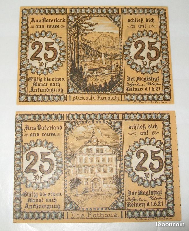 N°328 Billets Allemand Notgeld 1921 (image 1)