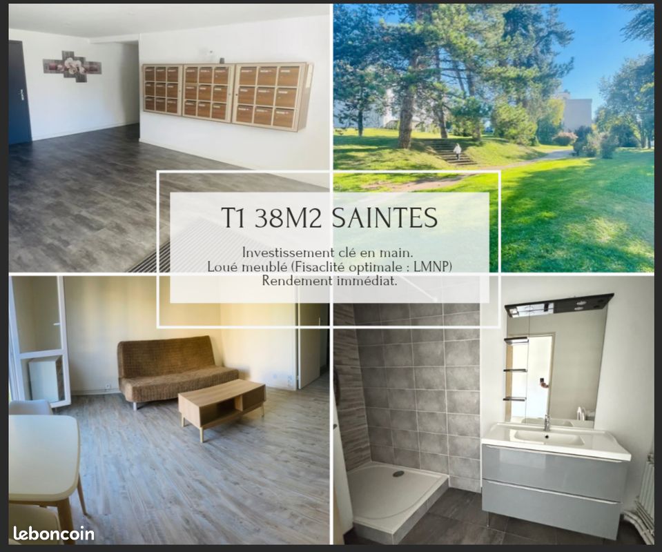 Appartement 1 pièce 38 m² · à Saintes · 38 m² · 85 000 €