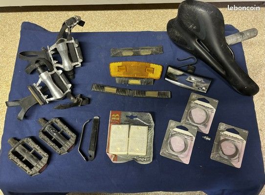 Pièces pour vélo, selle, réflecteur, démonte pneu... (image 1)