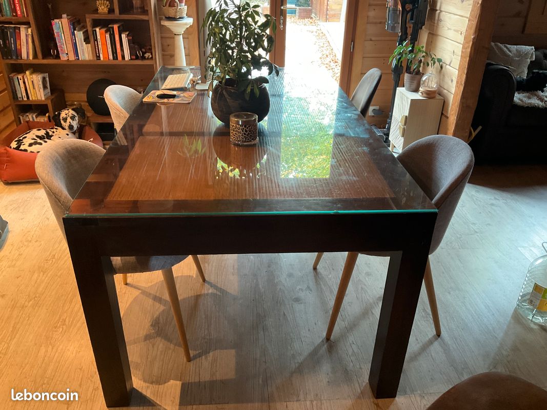 Table salon maison du monde teck massif (image 3)
