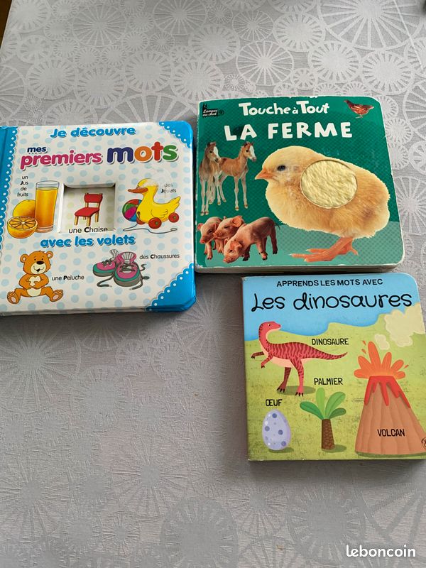 Lot de 3 livres BB 12/24 mois (image 1)