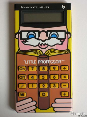 Jeu éducatif Little Professor - Texas Instruments - Vintage