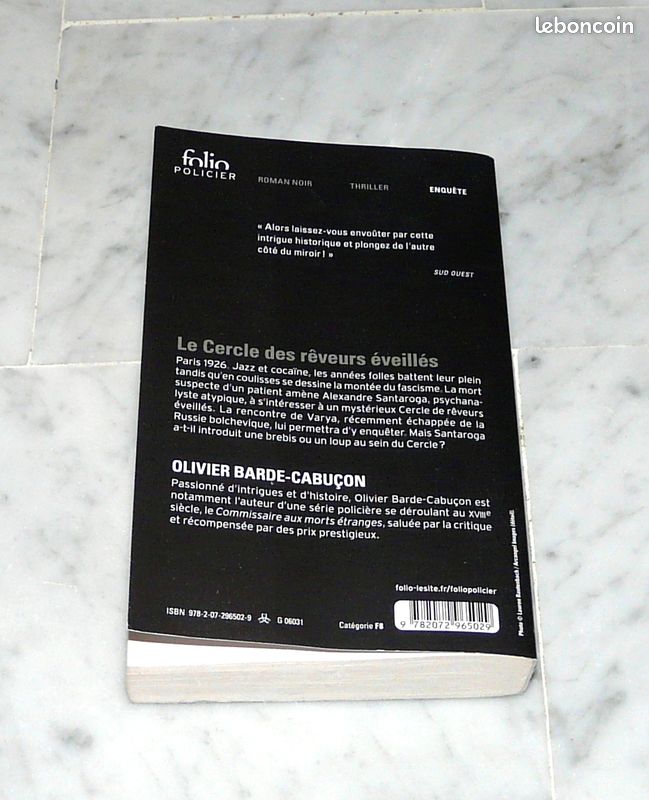 Livre – Le cercle des rêveurs éveillés - Olivier Barde-Cabuçon (image 3)