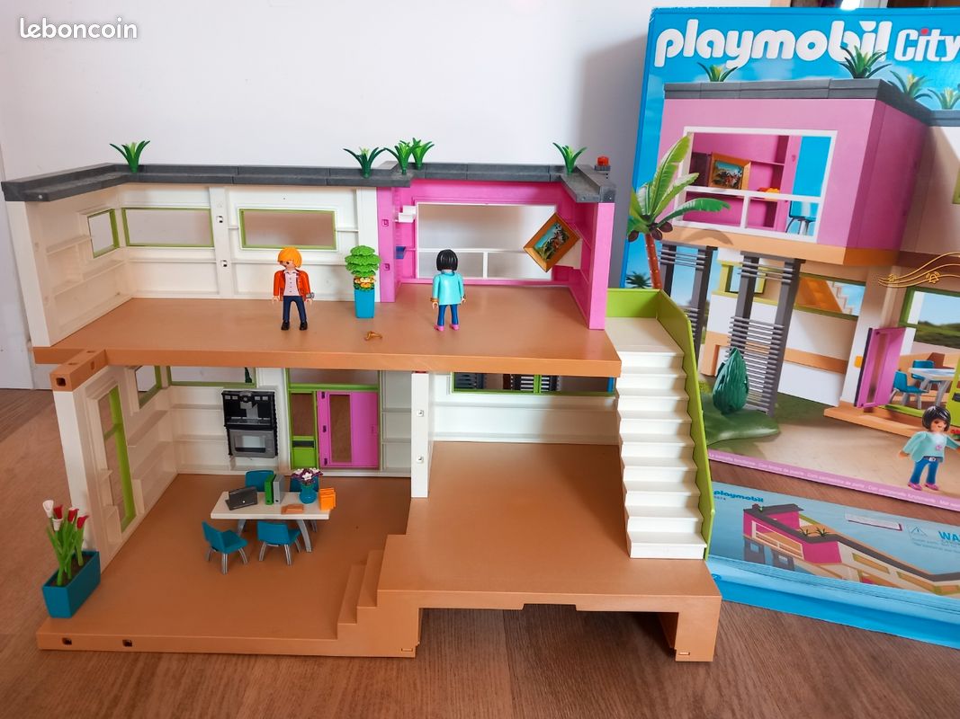 PLAYMOBIL Maison Moderne – Réf. 5574 – Occasion