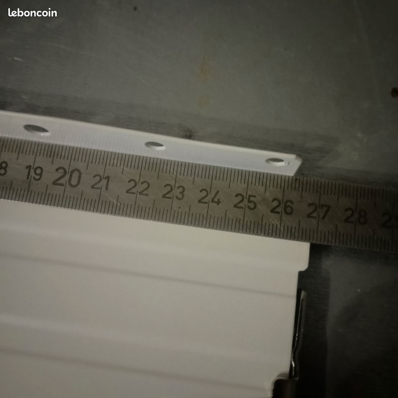 Lot de 5 coulisses pour 5 tiroirs NGV, cotes acier laque blanc. 150 profondeur 265 longeur (image 8)
