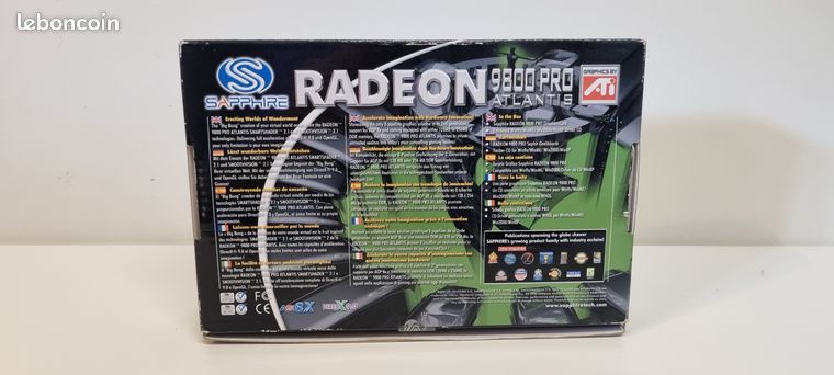 Boite vide ATI 9800 PRO Accessoires informatique