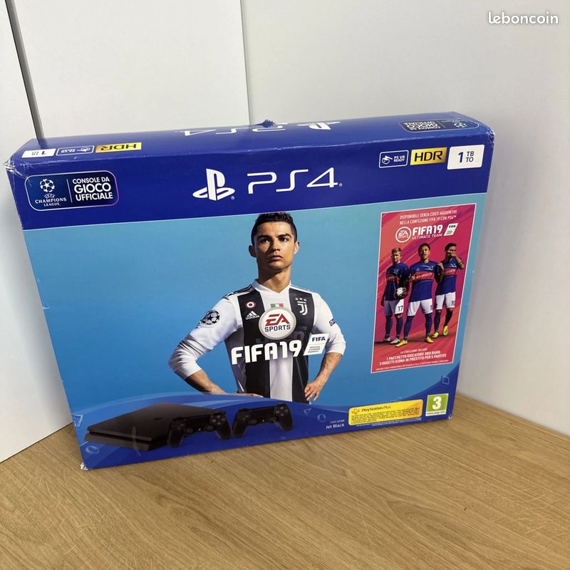 Boîte vide console PS4 Édition FIFA 19 /sony/Vide Réf 1052 (image 1)