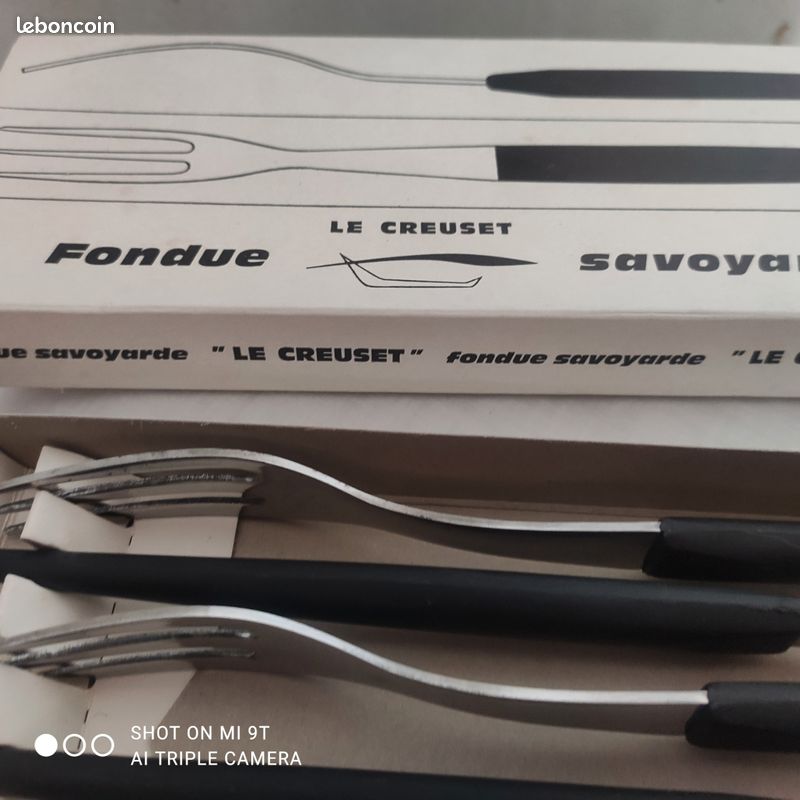 Fourchettes a fondue le creuset d'occasion - Arts de la table