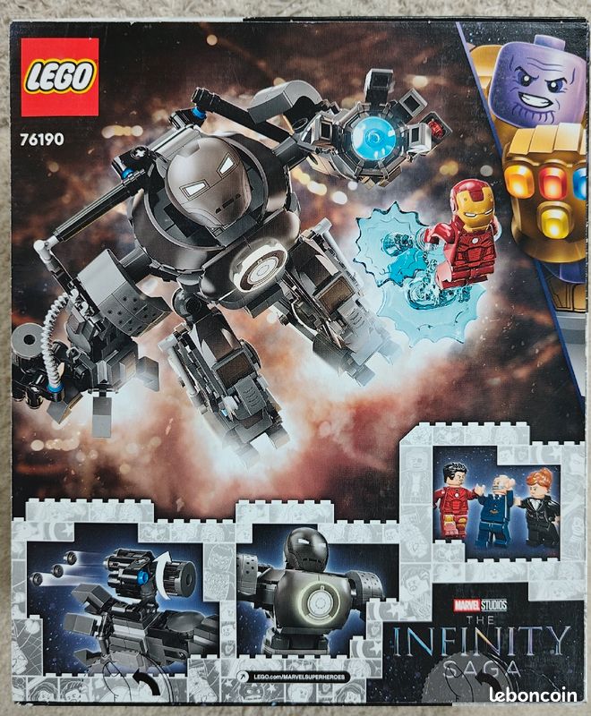 Lego Marvel 76190 - Iron Man : La destruction d'Iron Monger - Neuf scellé (image 2)