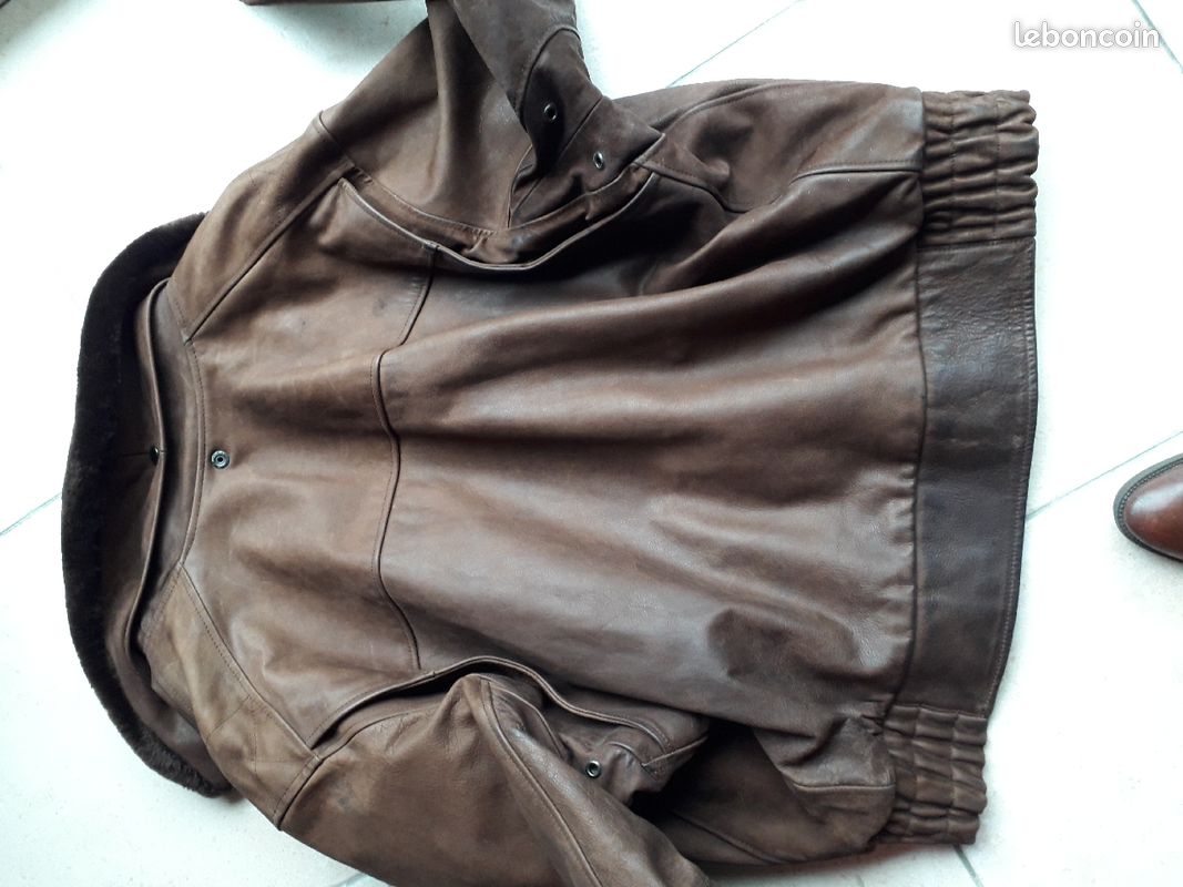 Blouson homme cuir Tb etat, de marque HELSTON'S (image 5)