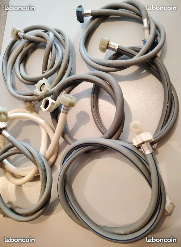 Tuyaux d'alimentation et de vidange pour lave-linge (image 2)