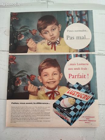 Jouet Publicitaire Lustucru Vintage – Deux Cochons En Plastique – état D'occasion
