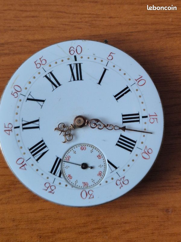 Mouvement Mécanique à Clé Pour Montre De Poche - Diamètre 30mm, Pour Pièces, Occasion