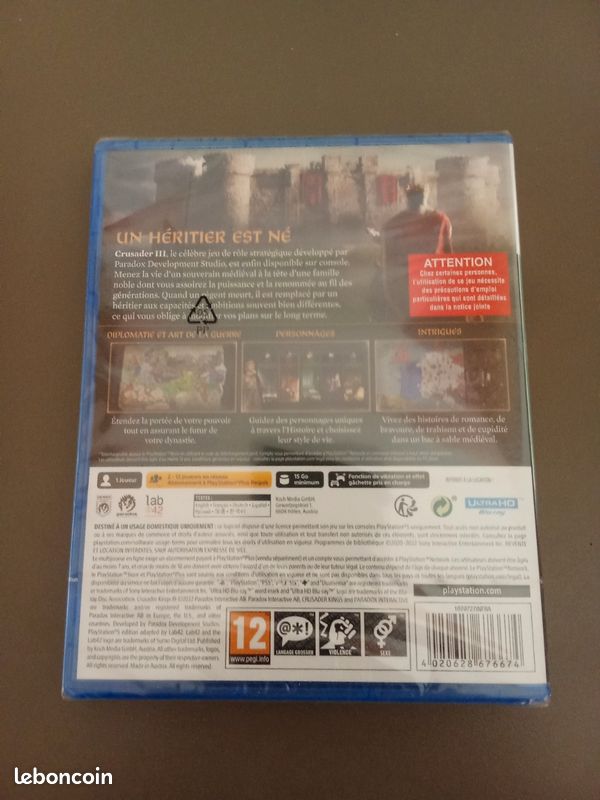 PS5 - NEUF FR - Crusader Kings III (image 2)