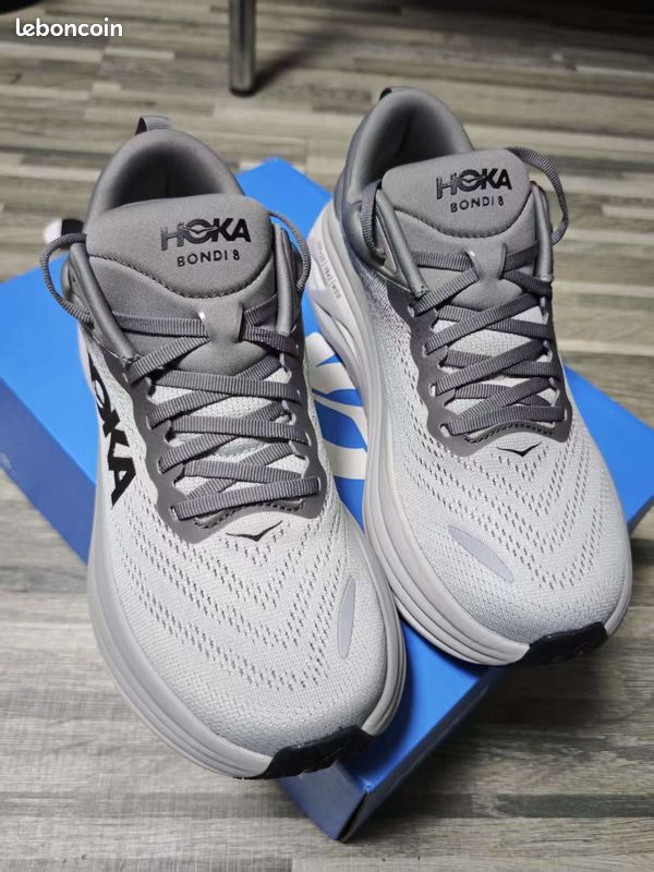 Hoka Bondi8 gris Pointure 40.5 (image 1)