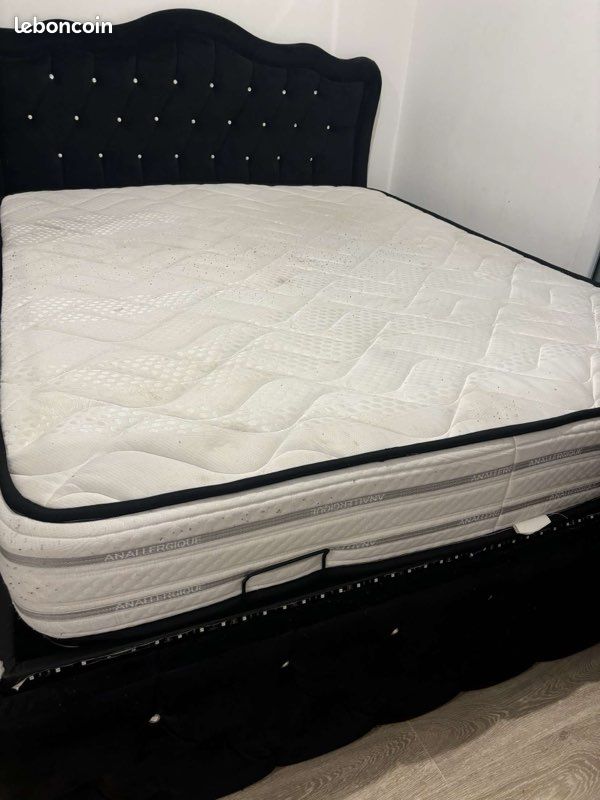 Lit coffre avec matelas 160x200 (image 2)