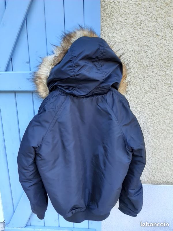 Jennyfer Doudoune Noir Avec Fourrure Doudoune Femme Manteau Veste