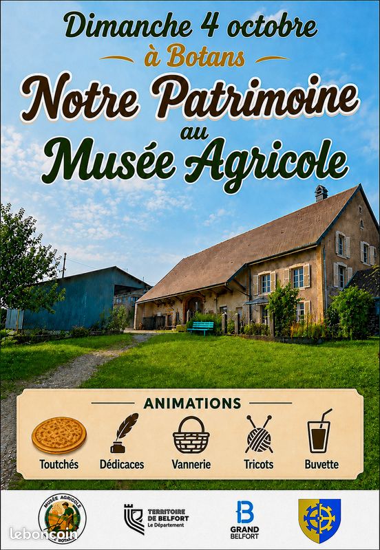 Notre Patrimoine au Musée Agricole (image 1)