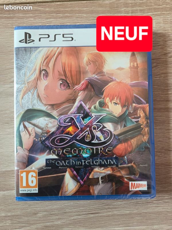 Ys Memoire NEUF SOUS BLISTER ps5 The Oath in Felghana PlayStation 5 (image 1)